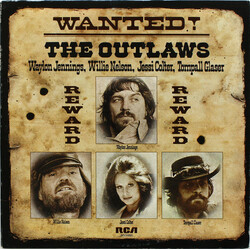 Waylon Jennings / Willie Nelson / Jessi Colter / Tompall Glaser Wanted! The Outlaws Vinyl LP USED