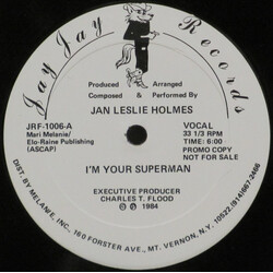 Jan Leslie Holmes I'm Your Superman VINYL 12" USED
