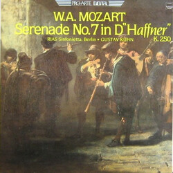 Wolfgang Amadeus Mozart / RIAS Sinfonietta / Gustav Kuhn Serenade No. 7 In D "Haffner" K.250 Vinyl LP USED