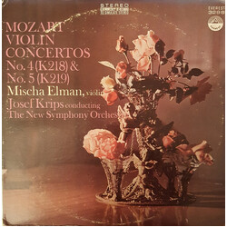 Wolfgang Amadeus Mozart / Mischa Elman / Josef Krips Mozart Violin Concertos No. 4 & No. 5 Vinyl LP USED