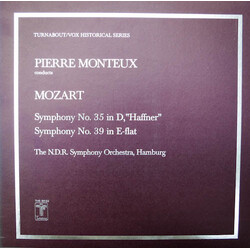 Wolfgang Amadeus Mozart / Pierre Monteux / NDR Sinfonieorchester Mozart- Symphony No. 35 In D, "Haffner" / Symphony No. 39 In E-Flati Vinyl LP USED