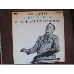 Sergei Prokofiev / Charles Munch / Boston Symphony Orchestra 12 Scenes From The Romeo And Juliet Ballet Suites Vinyl LP USED