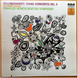 Sergei Vasilyevich Rachmaninoff / Byron Janis / Charles Munch / Boston Symphony Orchestra Piano Concerto No. 3 Vinyl LP USED
