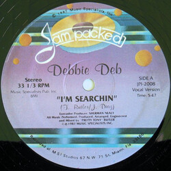 Debbie Deb I'm Searchin' USED VINYL 12INCH 33 S RPM