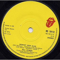 Bill Wyman Monkey Grip Glue USED VINYL 7INCH 45 RPM STEREO