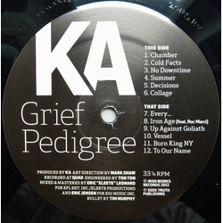 KA (2) Grief Pedigree Vinyl LP USED