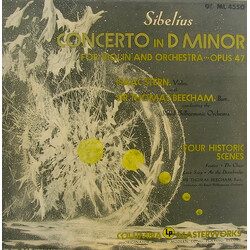 Jean Sibelius / Isaac Stern / Sir Thomas Beecham / The Royal Philharmonic Orchestra Concerto In D Minor For Violin And Orchestra, Opus 47 / Four Histo