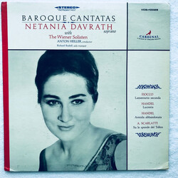 Netania Davrath Baroque Cantatas Netania Davrath with The Wiener Solisten Vinyl LP USED