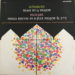 Franz Schubert / Wolfgang Amadeus Mozart Schubert Mass in G Major / Mozart Missa Brevis in B-Flat Major (K. 275) Vinyl LP USED