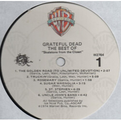 The Grateful Dead The Best Of The Grateful Dead: Skeletons From The Closet Vinyl LP USED