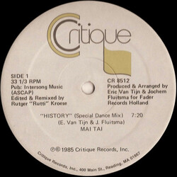 Mai Tai History USED VINYL 12INCH 33 S RPM