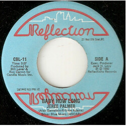 Jeree Palmer Baby How Long USED VINYL 7INCH 45 RPM SINGLE