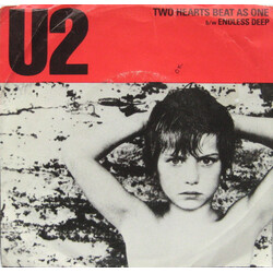 U2 Two Hearts Beat As One USED VINYL 7INCH 45 RPM PROMO