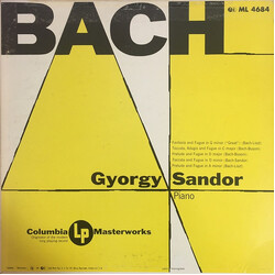 Johann Sebastian Bach / György Sándor Bach Vinyl LP USED