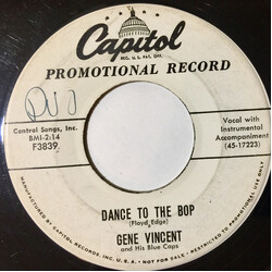 Gene Vincent & His Blue Caps Dance To The Bop / I Got It USED VINYL 7INCH 45 RPM PROMO