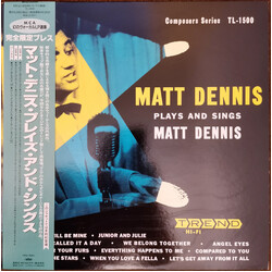 Matt Dennis Plays And Sings Matt Dennis Vinyl LP USED