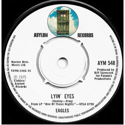 Eagles Lyin' Eyes / James Dean USED VINYL 7INCH 45 RPM