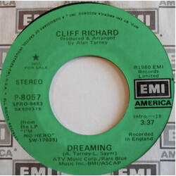 Cliff Richard Dreaming USED VINYL 7INCH 45 RPM PROMO
