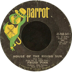 Frijid Pink The House Of The Rising Sun USED VINYL 7INCH 45 RPM SINGLE STYRENE