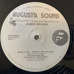 James Brown Bring It On...Bring It On USED VINYL 12INCH 33 S RPM