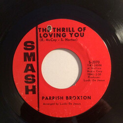 Parrish Broxton Be There Baby USED VINYL 7INCH 45 RPM SINGLE