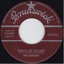 The Crickets (2) That'll Be The Day / I'm Lookin' For Someone To Love Vinyl 7" USED