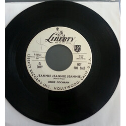 Eddie Cochran Jeannie Jeannie Jeannie / Pocketful Of Hearts USED VINYL 7INCH 45 RPM SINGLE PROMO