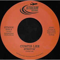 Curtis Lee (4) Steppin' / Funkadize Me Please USED VINYL 7INCH 45 RPM SINGLE REISSUE