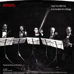 Kansas (2) Fight Fire With Fire USED VINYL 7INCH 45 RPM SINGLE STYRENE