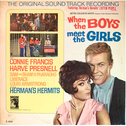 Various When The Boys Meet The Girls - The Original Sound Track Recording Vinyl LP USED