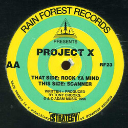 Project X Rock Ya Mind / Scanner USED VINYL 12INCH 45 RPM