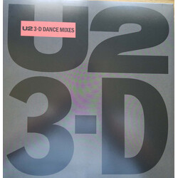 U2 3-D Dance Mixes USED VINYL 12INCH 45 RPM REISSUE STEREO