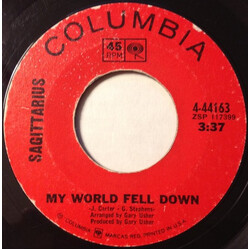 Sagittarius (2) My World Fell Down USED VINYL 7INCH 45 RPM SINGLE STYRENE