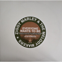 Ziggy Marley And The Melody Makers Everyone Wants To Be USED VINYL 12INCH 33 S RPM PROMO