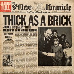 Jethro Tull Thick As A Brick Vinyl LP USED