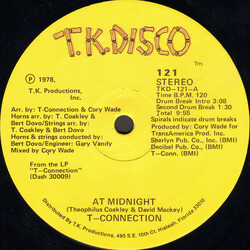 T-Connection At Midnight USED VINYL 12INCH 45 RPM