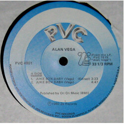 Alan Vega / Richard Strange Juke Box Baby / International Language USED VINYL 12INCH 33 S RPM PROMO