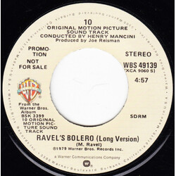 Henry Mancini Ravel's Bolero USED VINYL 7INCH 45 RPM PROMO