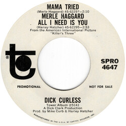 Various Mama Tried USED VINYL 7INCH 45 RPM EP PROMO STYRENE