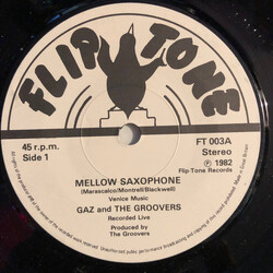 Gaz And The Groovers Mellow Saxophone / Gaz's Groove USED VINYL 7INCH 45 RPM