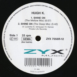 Hugh K. Shine On USED VINYL 12INCH 33 S RPM MAXI-SINGLE