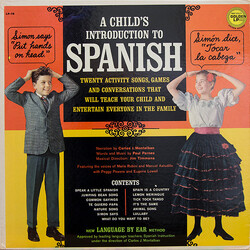 Carlos Montalban A Child's Introduction To Spanish Vinyl LP USED