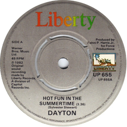 Dayton Hot Fun In The Summertime Vinyl 7" USED