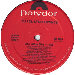 Carol Lynn Townes 99½ USED VINYL 12INCH 45 RPM STEREO
