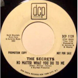 Sherrons No Matter What You Do To Me / Shy Guy USED VINYL 7INCH 45 RPM SINGLE PROMO