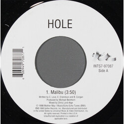 Hole (2) Malibu USED VINYL 7INCH 45 RPM