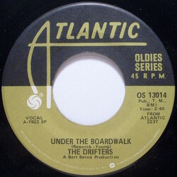 The Drifters Under The Boardwalk / Ruby Baby USED VINYL 7INCH SINGLE REISSUE