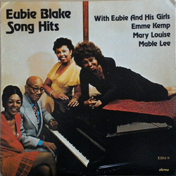 Eubie Blake Song Hits Vinyl LP USED