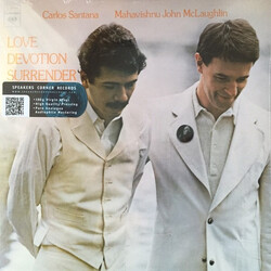 Carlos Santana / John McLaughlin Love Devotion Surrender Vinyl LP USED