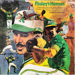 Monte Moore / Curt Gowdy (2) / Jim Simpson (7) Finley's Heroes Vinyl LP USED